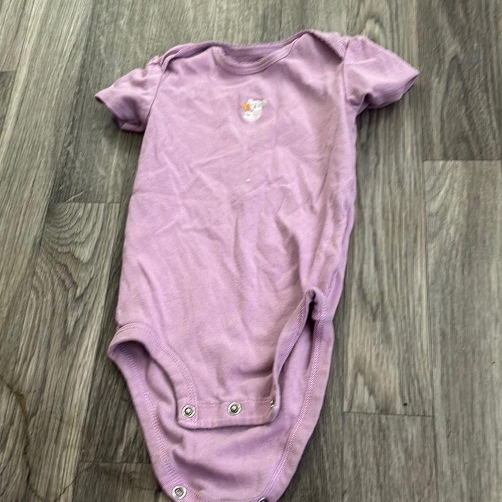 Carter's Purple Bodysuit Soft Cotton One Piece